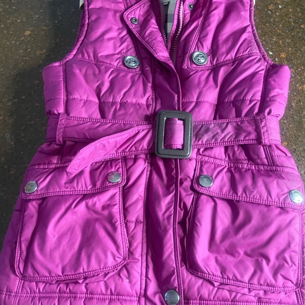 Burberry Kids Vest in Vibrant Purple